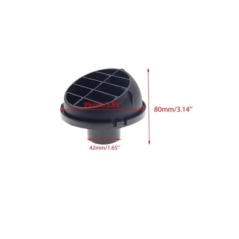 SASJQVMX Warme Heizung Standheizung 90mm 75mm 60mm 42mm Air Vent Auto Heizung Luftauslass Richtungs Drehbar Fit for LKW Auto Teile(42mm-1) von SASJQVMX