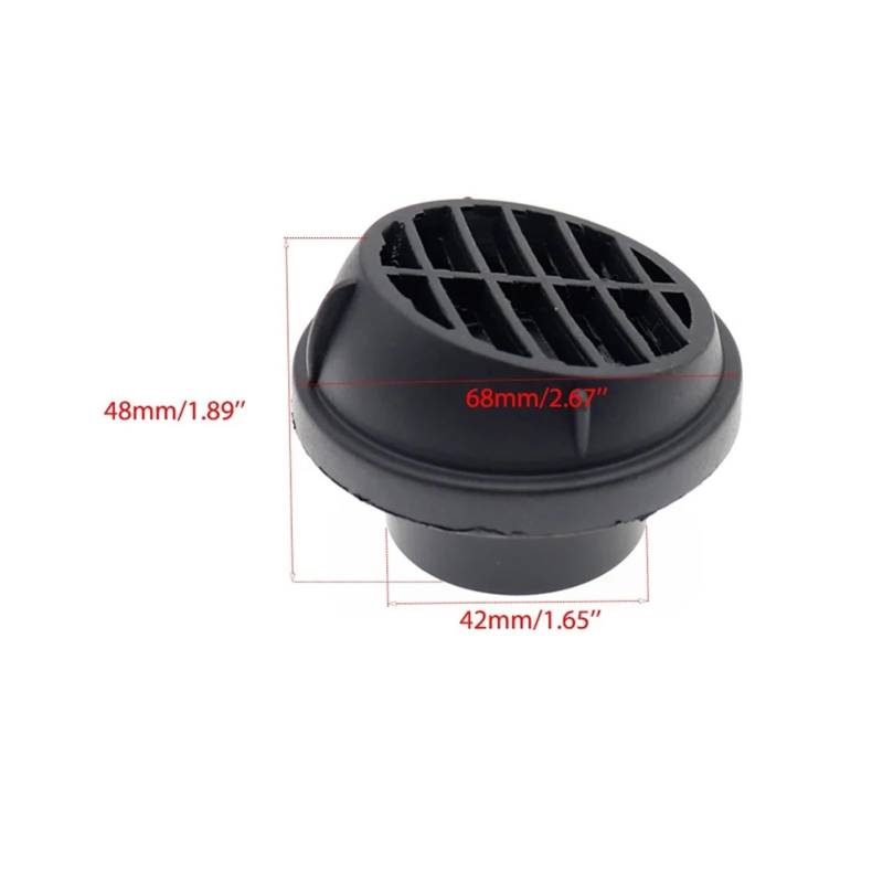 SASJQVMX Warme Heizung Standheizung 90mm 75mm 60mm 42mm Air Vent Auto Heizung Luftauslass Richtungs Drehbar Fit for LKW Auto Teile(42mm-2) von SASJQVMX