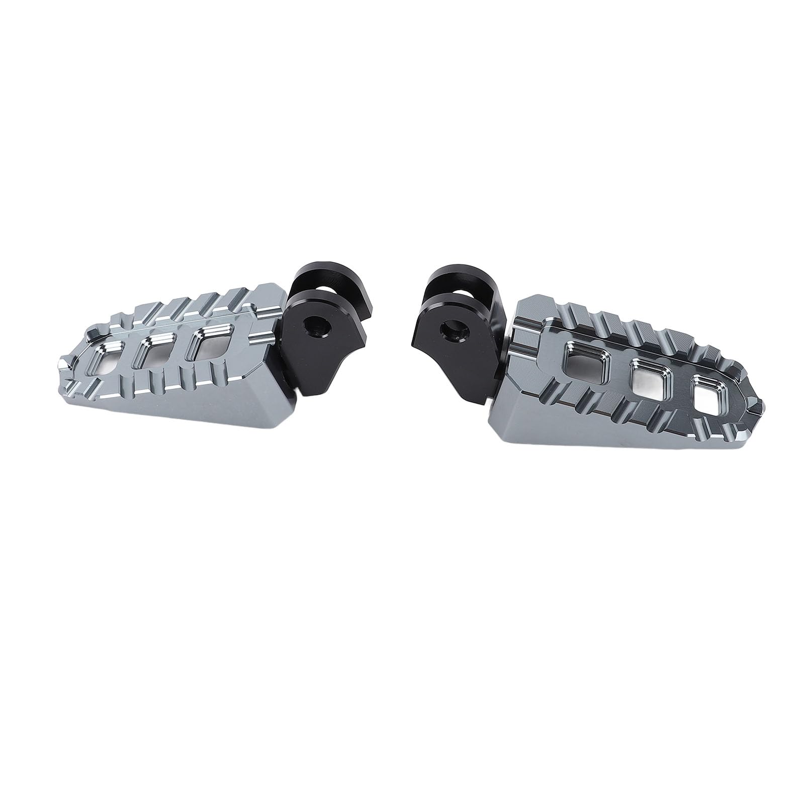 1 Paar Motorrad -Frontfuß -Pegs CNC6063 Aluminiumlegierung 10 Mm Höhenhöhe Erhöhung der Verstellbaren Fußstützenersatz für Scrambler 400x 2023 Bis 2025 (Ti Farbe) von SASKATE