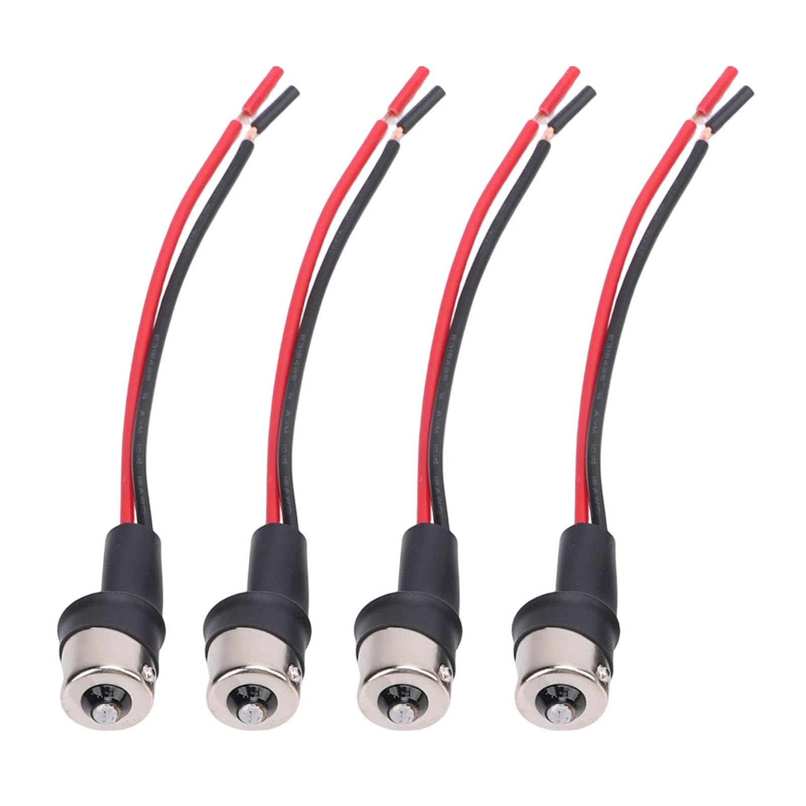 4-teiliger LED-Lampenfassungsstecker, Wasserdichter Lampenkabelbaum-Adapterstecker, für Autoscheinwerfer-Blinker-Rücklicht (1156) von SASKATE