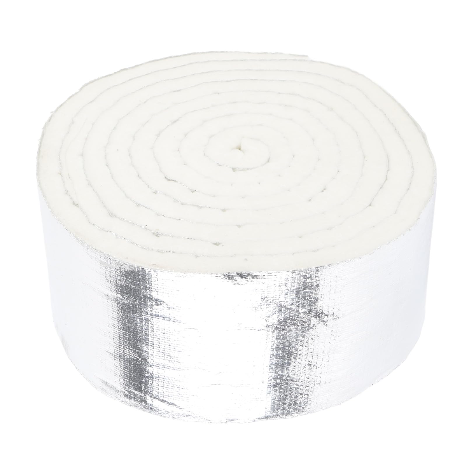 Wärmedämmband 1000 ° C Wärmeproof Impa813872 Aluminiumfolienrohr -Rohr -Wrap Isoliertes Klebeband für Autoteile Haus Reparaturen 3,94inx0.47inx10.82ft von SASKATE