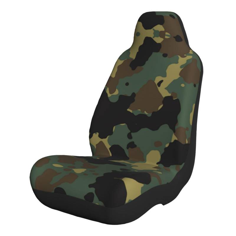 SATUSA Autositzbezug mit Camouflage-Muster, Autositzbezug, Vordersitzbezüge, SUV/LKW/Van/Auto Universal Sitzbezüge von SATUSA