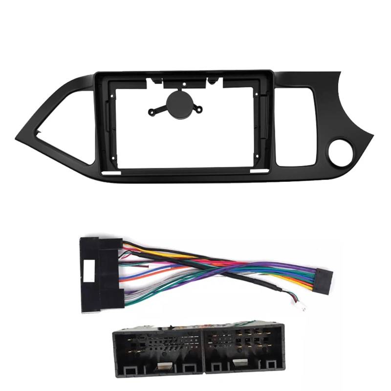 SAVHE 2 Din Autoradio-Faszien passend for Kia Picanto/Morning Stereo Dash Kit Einbauverkleidung Facia Face Plate Panel DVD-Rahmen(Right Frame- cord) von SAVHE