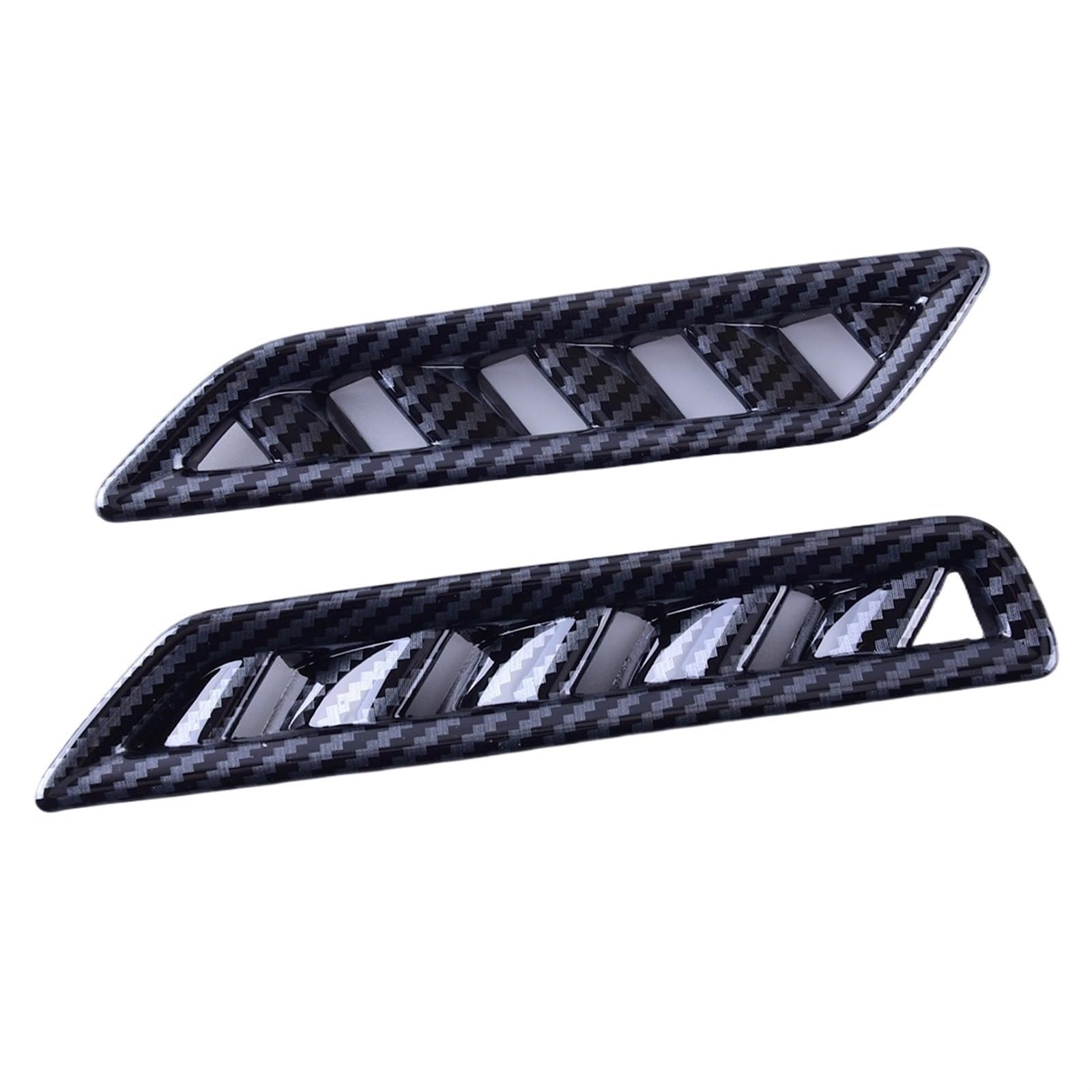 SAVHE 2 Teile/satz Dashboard Air Outlet Vent Trim Abdeckung Rahmen Fit for VW Volkswagen Jetta MK7 2019 2020 Schwarz Carbon Faser Stil von SAVHE