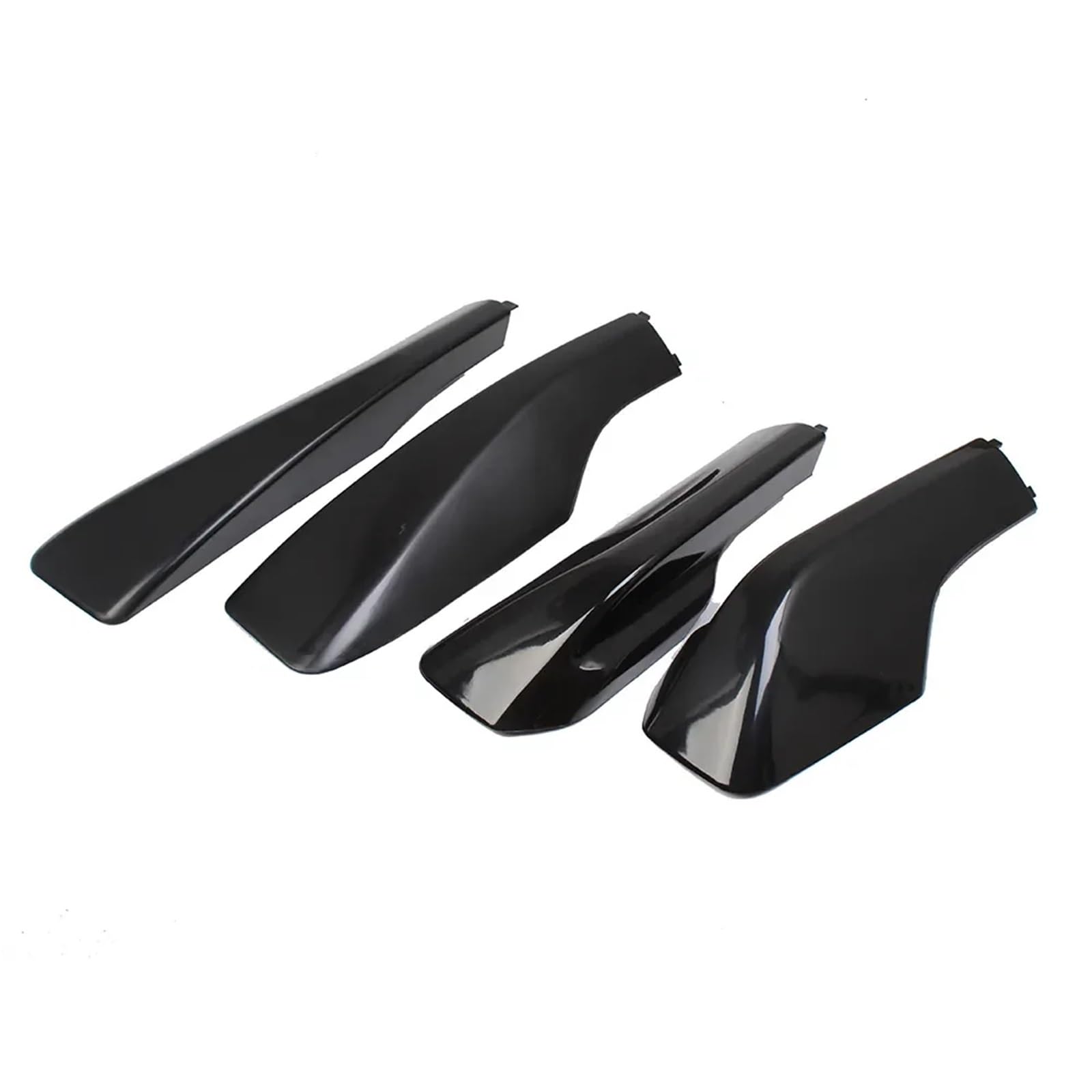 SAVHE 4PCS Kunststoff Schwarz Auto Dach Gepäck Rack Schiene Ende Abdeckung Shell Fit for Toyota RAV4 2001 2002 2003 2004 2005(4 pcs) von SAVHE