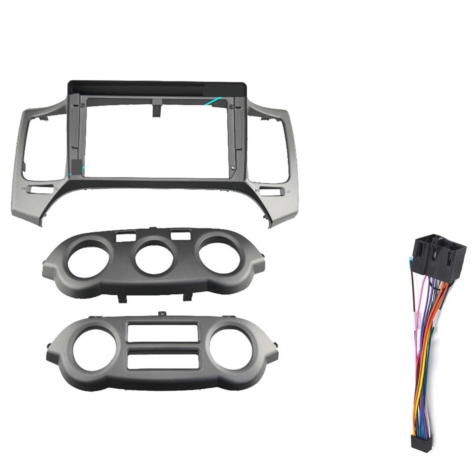 SAVHE 9 Zoll Auto Fascia Radio Panel Fit for Kia Magentis Optima 2008-2010 Dash Kit Installieren Facia Konsole Lünette GPS Adapter Platte(Frame Cable) von SAVHE