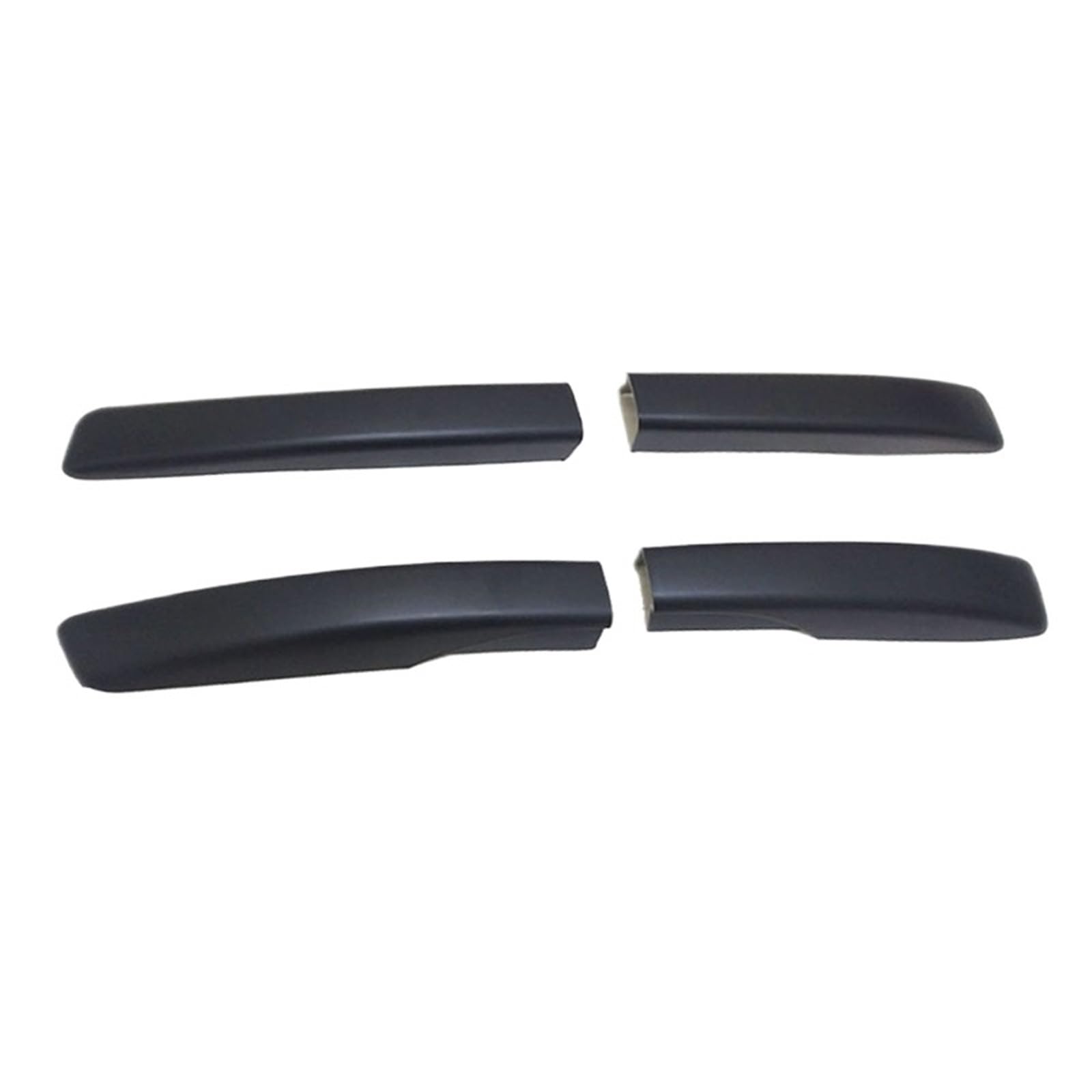 SAVHE Auto Dach Rack Abdeckung Kappe Fit for Mitsubishi ASX SUV 2013-2019 Vorne Hinten Dach Gepäck Bar Schiene ende Shell Kunststoff Abdeckung Ersatz(4PCS SET) von SAVHE