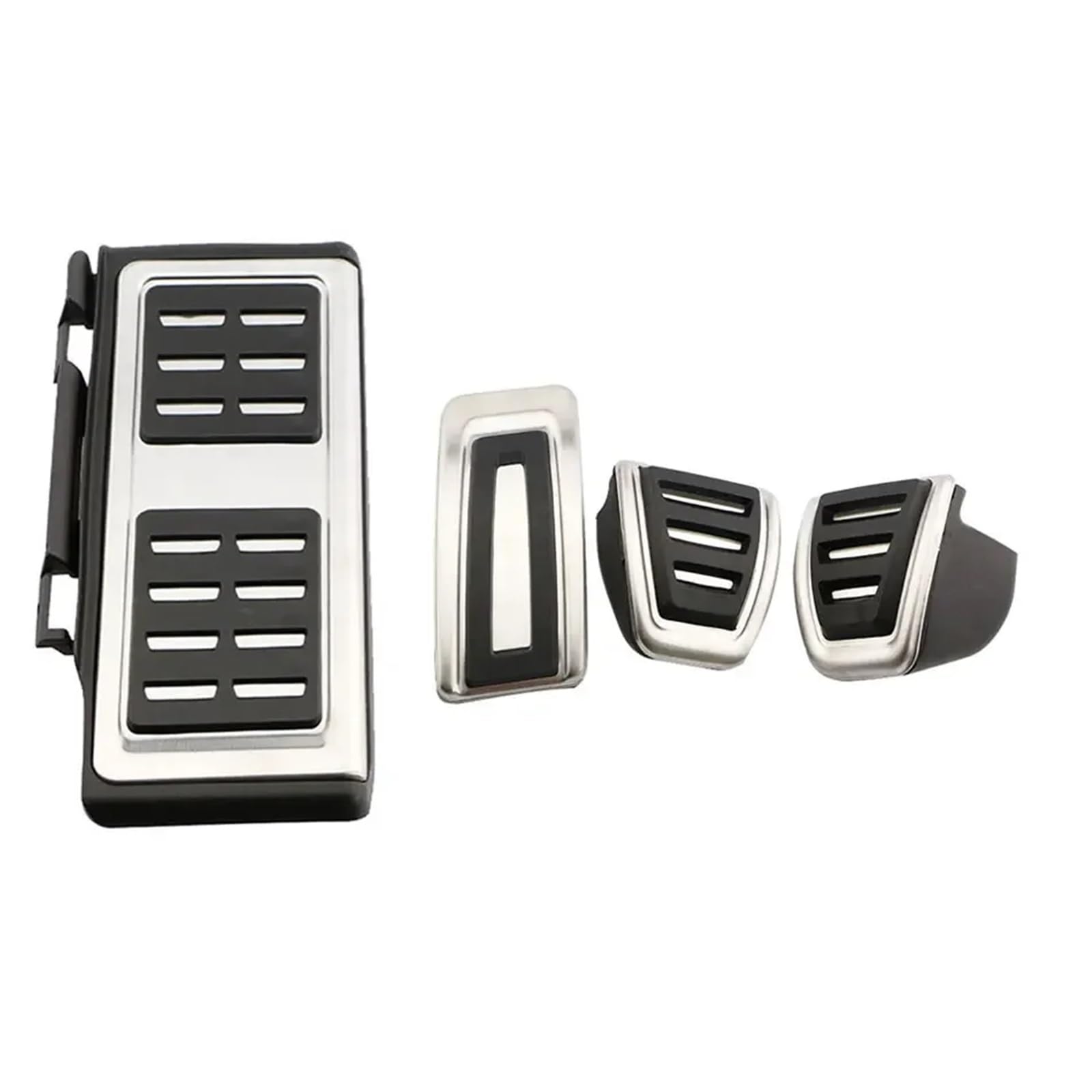 SAVHE Auto Styling Sport Kraftstoff Bremse Dead Pedal Abdeckung Set Fit for Seat Leon 5F MK3 2012-2023 Auto Zubehör(MT With Rest) von SAVHE