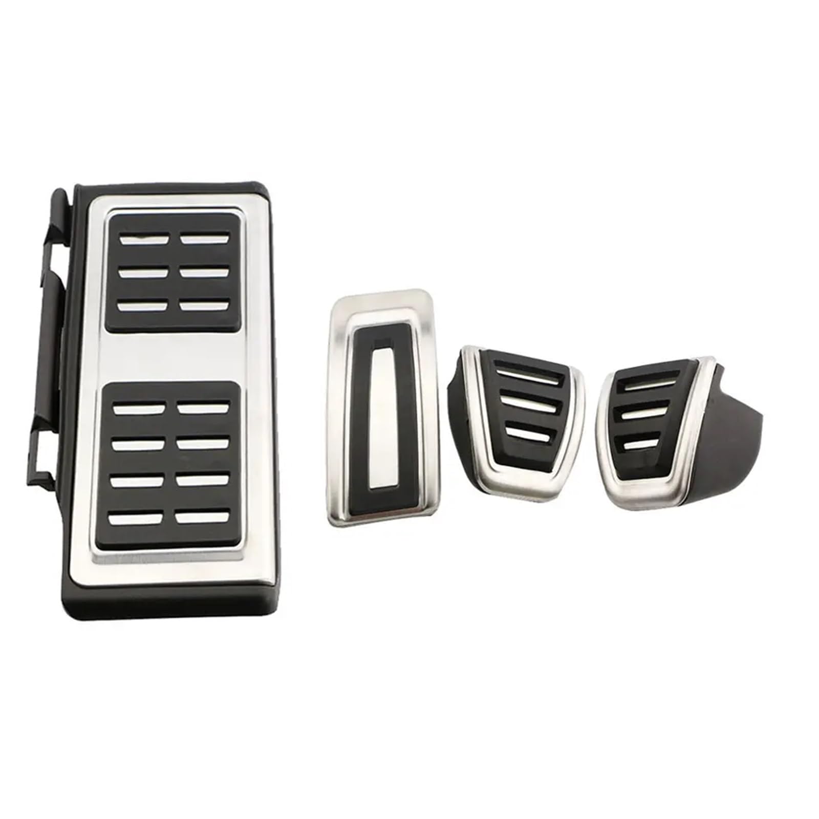 SAVHE Auto-Styling Sport Kraftstoffbremse Dead Pedal Cover Set Fit for Seat Leon 5F MK3 for Skoda Octavia A7 Rapid Zubehör(MT with Rest) von SAVHE