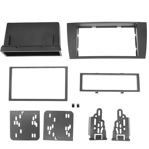 SAVHE Autoradio-Blende, passend for Jaguar S&X 2003–2008, 2DIN-Stereo-Rahmen, Dash-Mount-Kit, Adapter, Blende, Facia von SAVHE