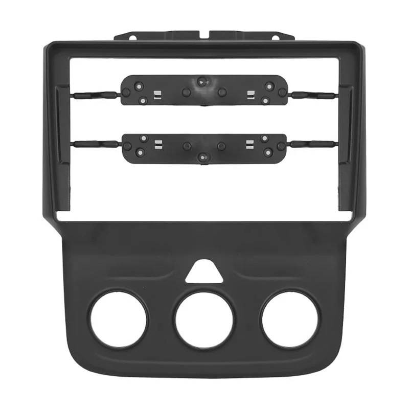 SAVHE Autoradio-Rahmen, passend for Ram 5500 9 Zoll 2013–2019, Doppel-Din-Stereo-Panel, Dash-Mount-Installations-Trim-Kit-Rahmen von SAVHE