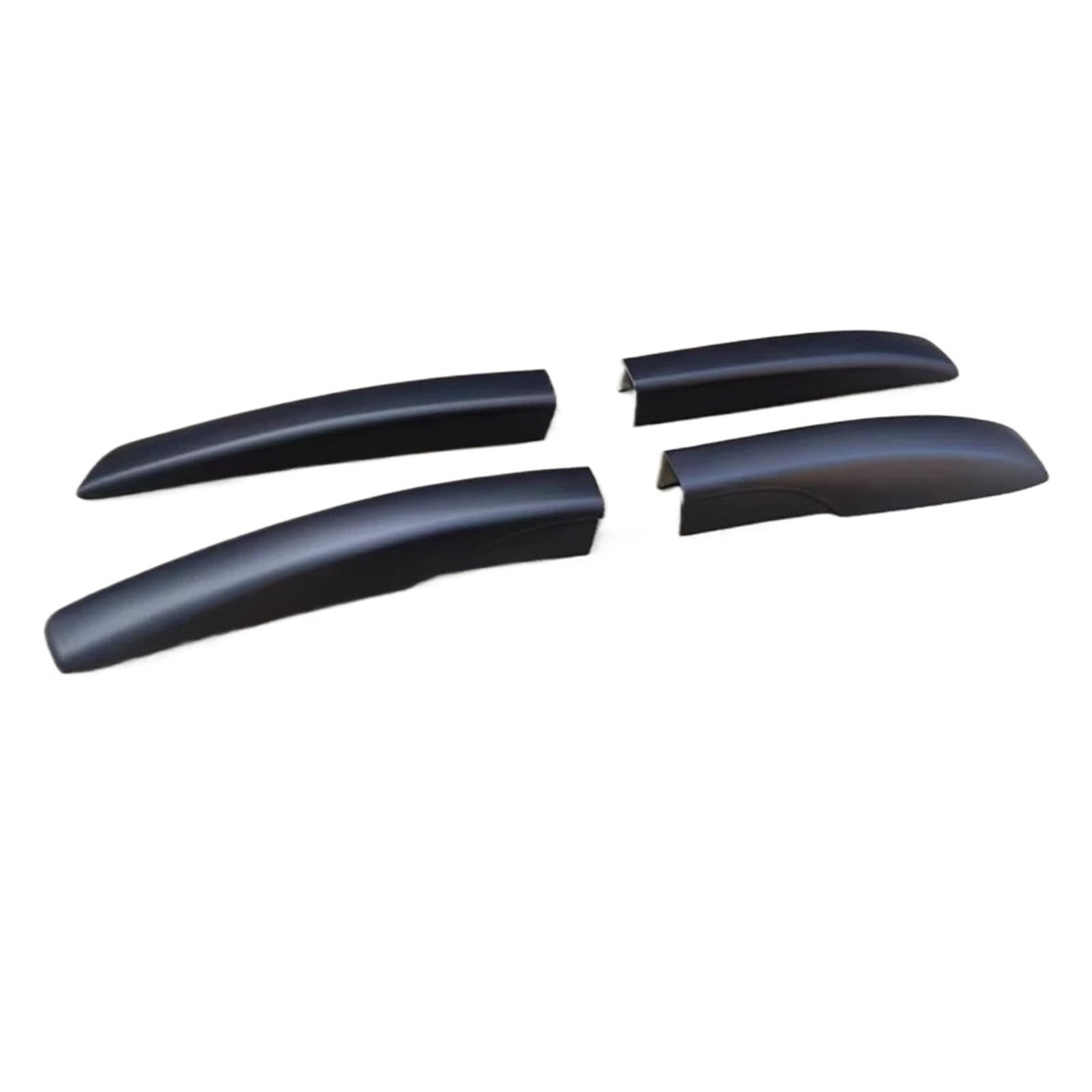 SAVHE Dachträger-Abdeckung, passend for Mitsubishi ASX GA RVR Outlander Sport 2011–2023, Gepäckträger-Teil, Schienenende, Shell-Kappen, Trim-Shell-Zubehör(4pcs Black) von SAVHE