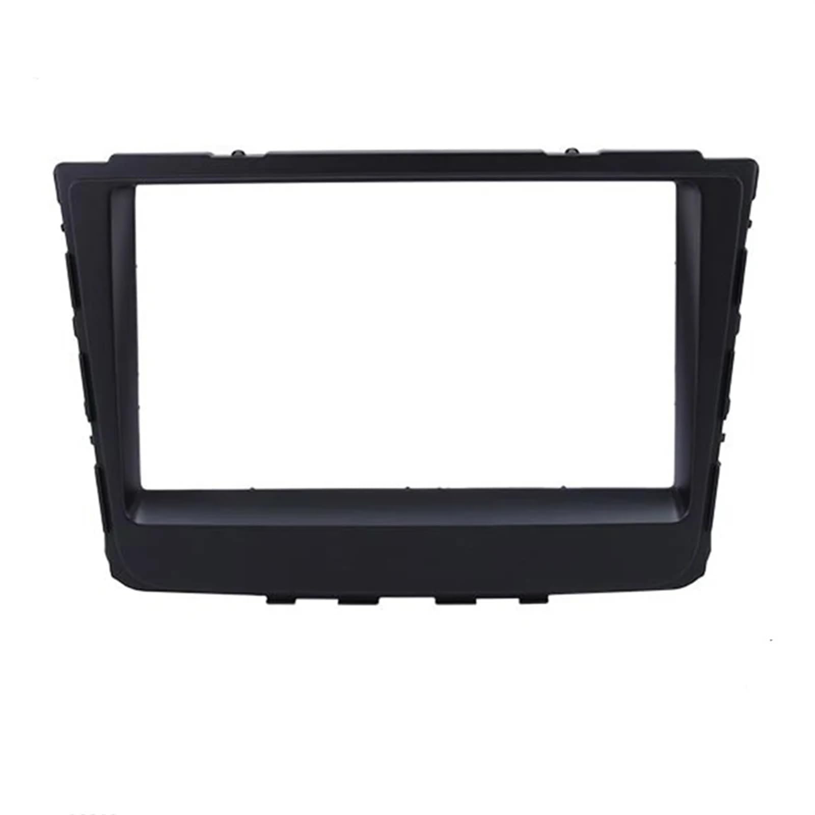 SAVHE Schwarzes Doppel-Din-OEM-Autoradio-Blende for HYUNDAI IX25 CRETA 2014+, DVD-Player-Rahmen, Armaturenbrett-Installationssatz von SAVHE