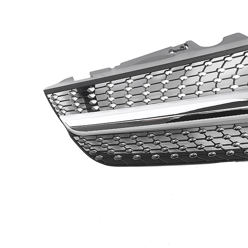 Sport Stil Auto Kühlergrill, für Mercedes Benz R230 SL Class SL500 SL550 SL600 2009-2012 Front Kühlergrille zubehör, Passgenau und Wackelt Nicht Einfach Montage von SAYINGS