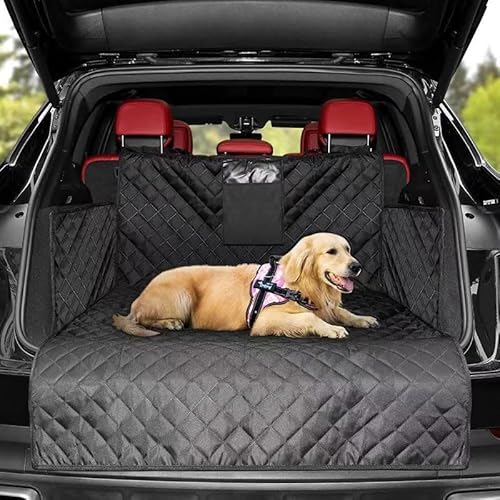 Kofferraumschutz für Hund, für SK-ODA ENYAQ iV. Wasserdicht Kratzfest und Pflegeleicht Schutzmatte für Auto Kofferraum von SAYOBO