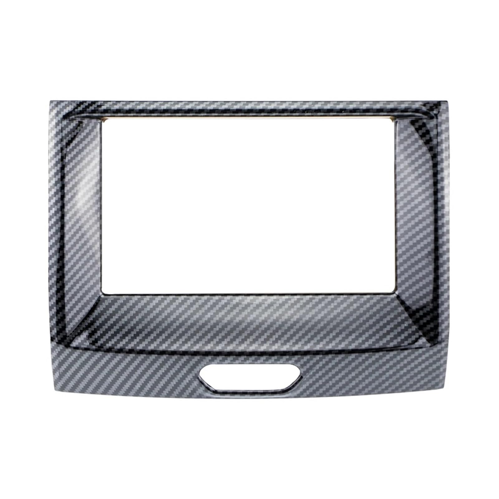 Innenaufkleber Carbon Fiber Car Center Navigation Panel Rahmen Abdeckung Für Ford Für Ranger 2015-2020 Dekoration Zubehör Zubehör Autoinnenraum von SAYTAK