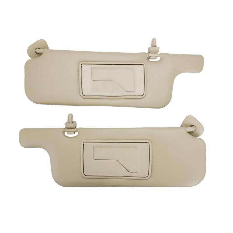 Sonnenblende 2PCS Auto Sonnenblende Für Toyota Für Corolla 2001-2004 2005 2006 2007 Make-Up Spiegel Sonne Abschirmung Bord Innere Frontscheibe Sonnenblende Sun Visor Extension von SAYTAK