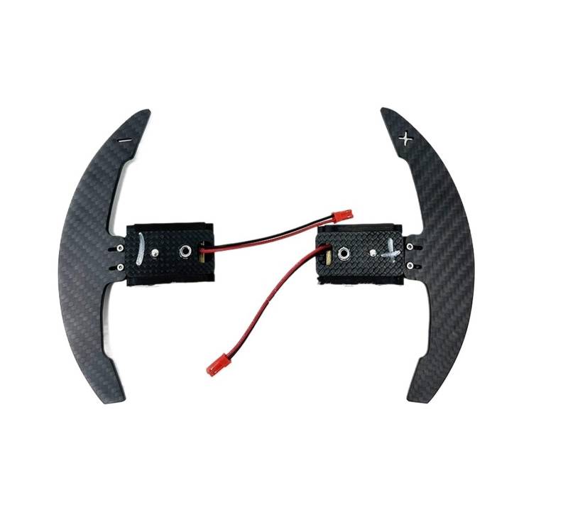 SBBLINWU Erweiterung Paddle Kompatibel Mit Für G87 G80 G82 G83 G20 G21 G28 G22 G23 G26 G30 G31 G38 Kohlefaser-Autolenkrad Magnetische Schaltwippenverlängerung(Black) von SBBLINWU