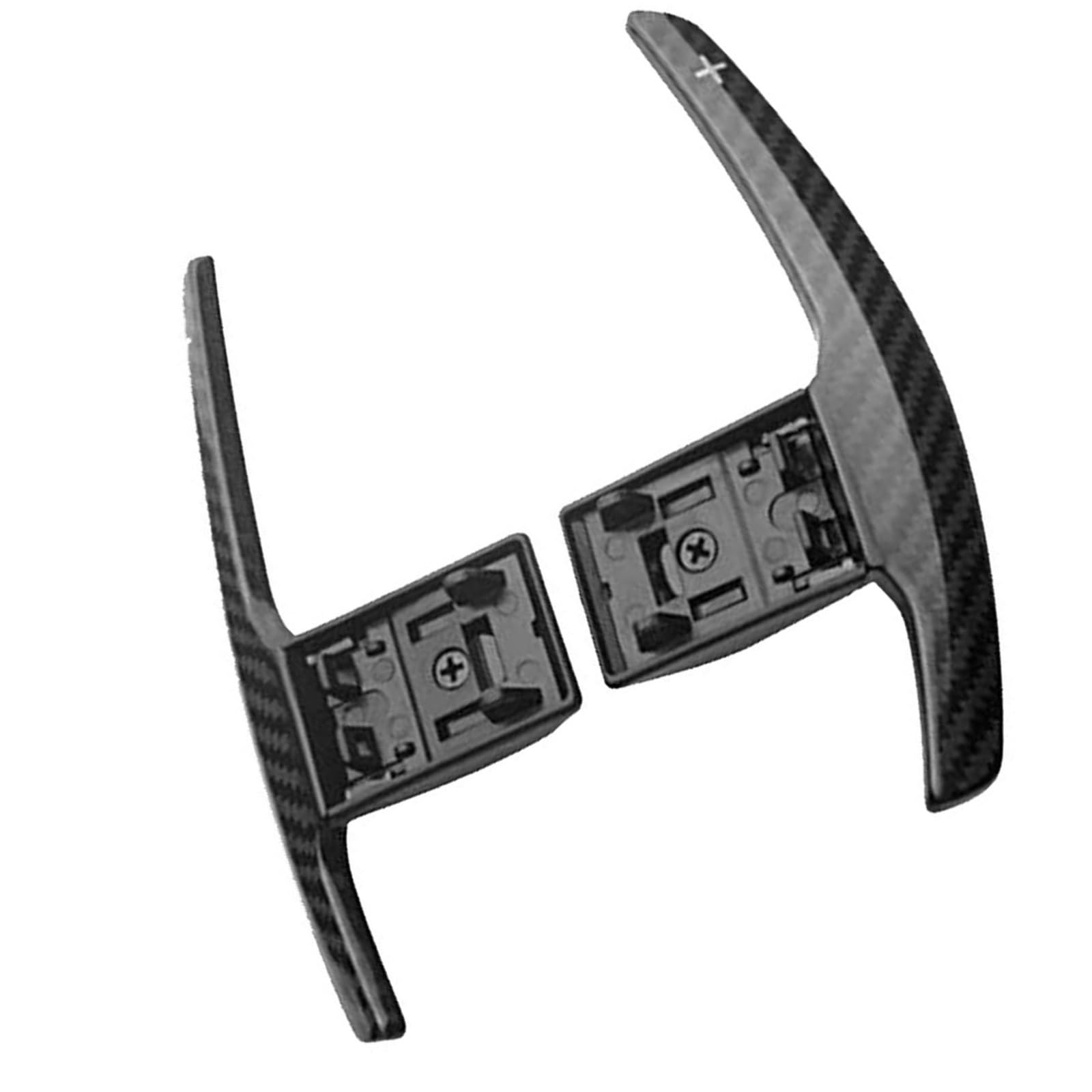 SBBLINWU Erweiterung Paddle Kompatibel Mit Für I3 I01 2014-2021 Für F25 X3 2013-2018 Auto-Trim-Schaltwippen Lenkrad-Schaltwippenverlängerung(Bright Carbon) von SBBLINWU