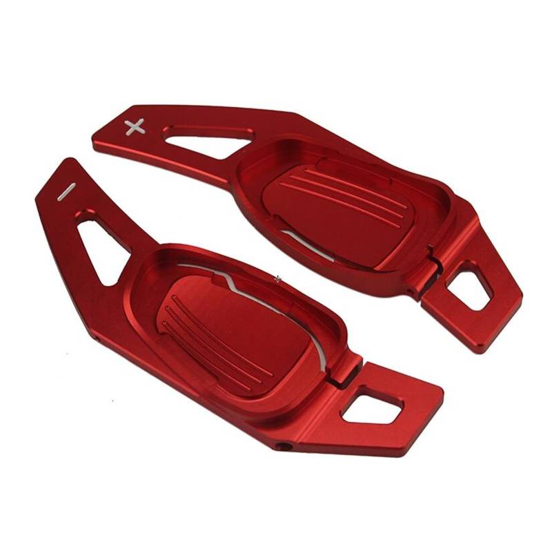 SBBLINWU Erweiterung Paddle Kompatibel Mit Für S3 S5 S6 SQ5 RS3 RS6 RS7 Auto-Schalthebel Lenkrad-Schaltwippenverlängerung Schalthebelverkleidung Zubehör(Red) von SBBLINWU