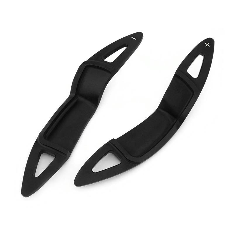 SBBLINWU Erweiterung Paddle Kompatibel Mit Mini Für Cooper R55 R56 R57 R58 R59 R60 R61 Für LCI Metall-Autoinnenraum-Schaltwippen Lenkrad-Schaltwippenverlängerung(Black) von SBBLINWU