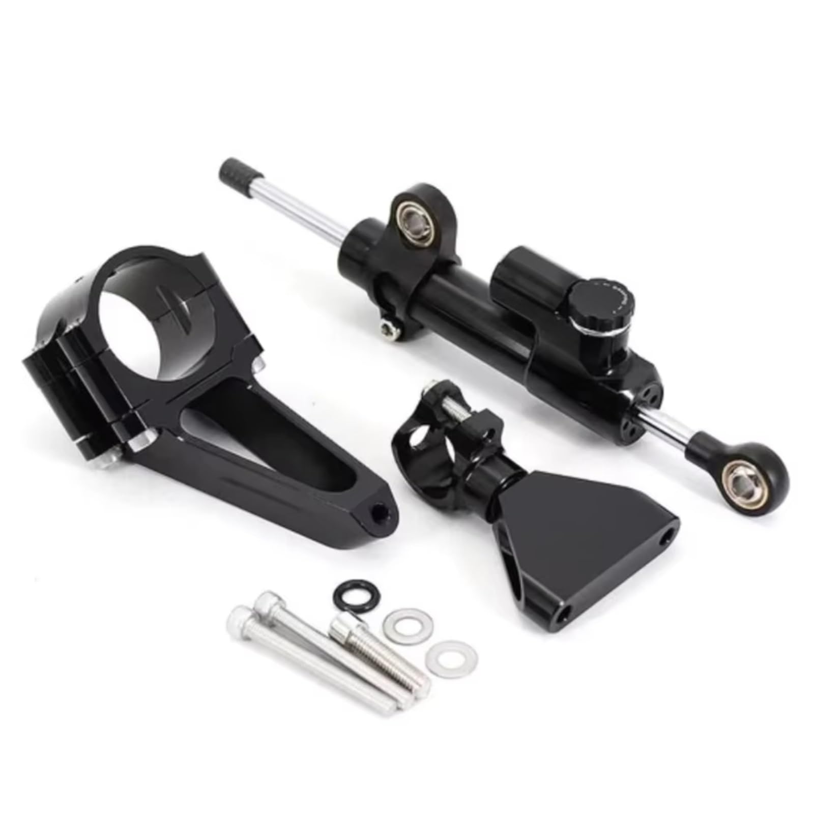 SBBLINWU Motorrad Lenkungsdämpfer Für CBR600 Für F4i 1999 2000 2001 2002-2007 Motorrad Lenkung Stabilisieren Stabilisieren Dämpfer Linear Stoßdämpfer(Black) von SBBLINWU