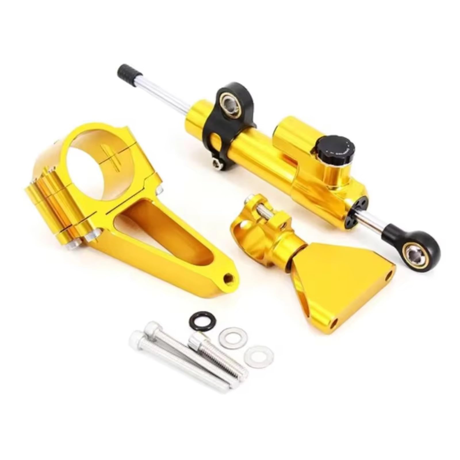 SBBLINWU Motorrad Lenkungsdämpfer Für CBR600 Für F4i 1999 2000 2001 2002-2007 Motorrad Lenkung Stabilisieren Stabilisieren Dämpfer Linear Stoßdämpfer(Yellow) von SBBLINWU