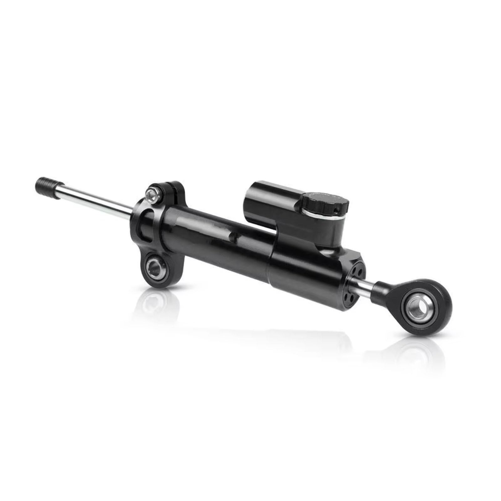 SBBLINWU Motorrad Lenkungsdämpfer Für VTR1000F Für VTR1000 F 1998-2005 Universal Motorrad Einstellbare Lenkung Stabilisieren Dämpfer Halterung Montage Kit CNC(Black) von SBBLINWU