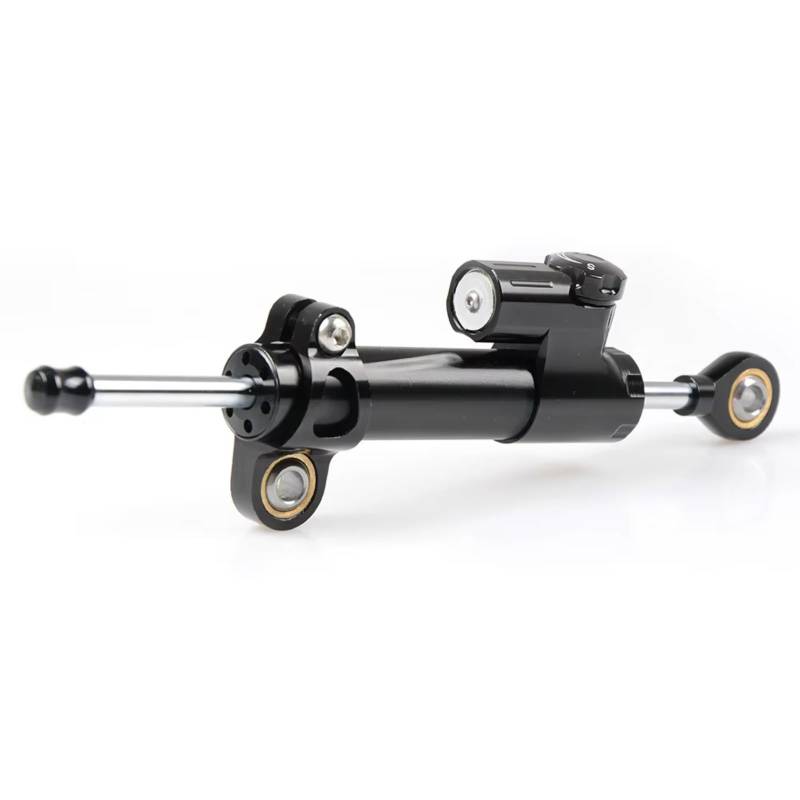 SBBLINWU Motorrad Lenkungsdämpfer Kompatibel Mit 1000 300X 650 650CC /Abs Für Z750 Motorräder Verstellbares Lenkungsstabilisator Dämpfer Zubehör(Black) von SBBLINWU