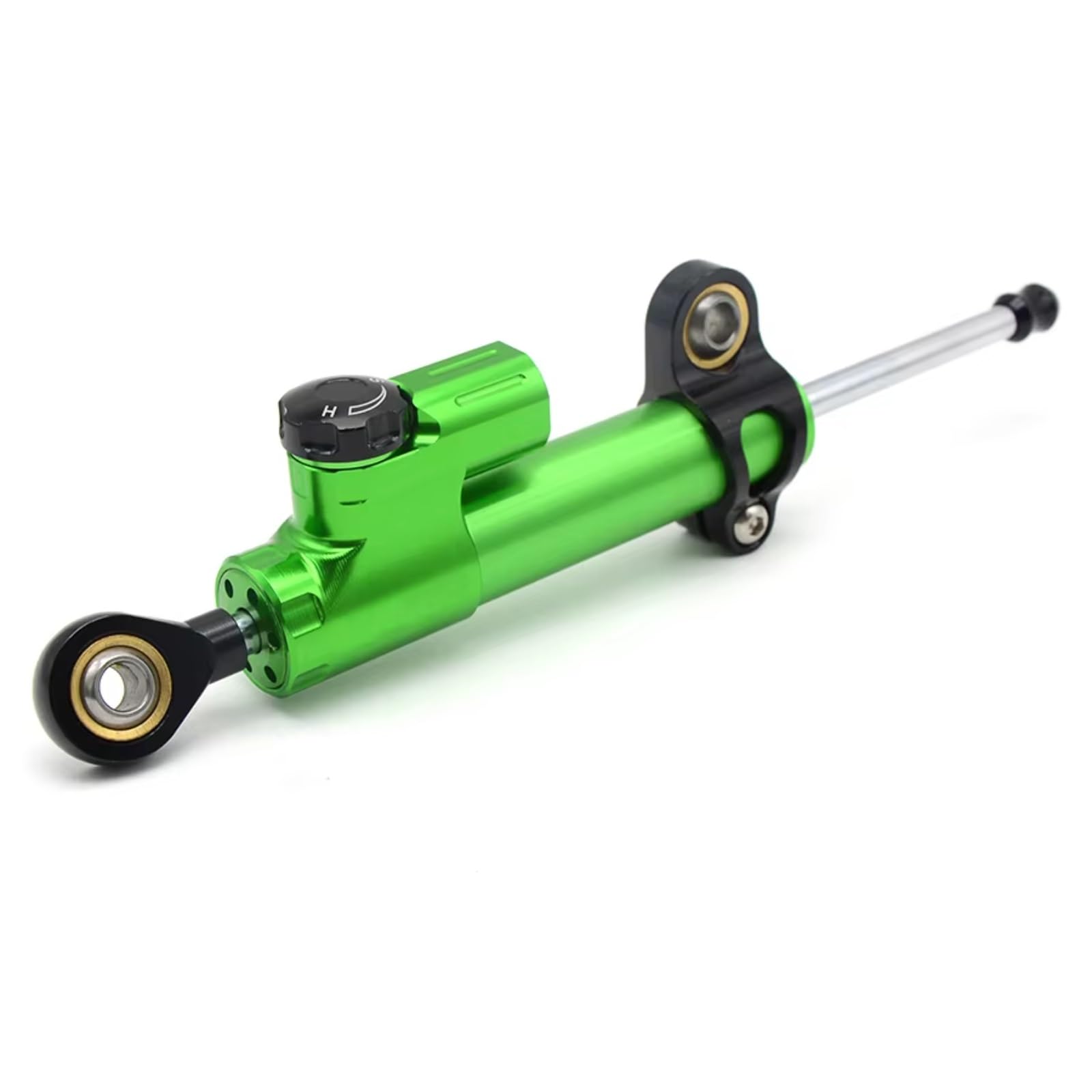 SBBLINWU Motorrad Lenkungsdämpfer Kompatibel Mit 1000 300X 650 650CC /Abs Für Z750 Motorräder Verstellbares Lenkungsstabilisator Dämpfer Zubehör(Green) von SBBLINWU