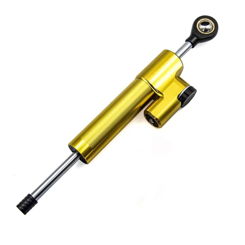 SBBLINWU Motorrad Lenkungsdämpfer Kompatibel Mit Für Ninja 300 Für NINJA300 Für EX300 2013 2014 2015 2016 2017 Motorräder Lenkungsdämpfer Stabilisator CNC Universal(Yellow) von SBBLINWU