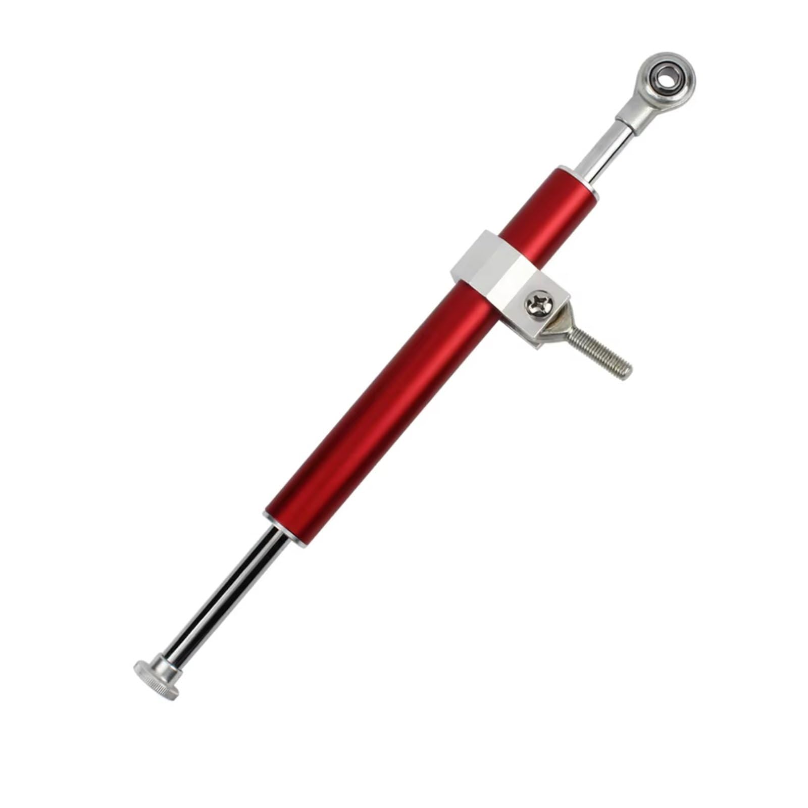 SBBLINWU Motorrad Lenkungsdämpfer Kompatibel Mit Für Yamaha Dirt Motocross Lenker Stabilisator Lenkungsdämpfer Zubehör Universal(Red) von SBBLINWU