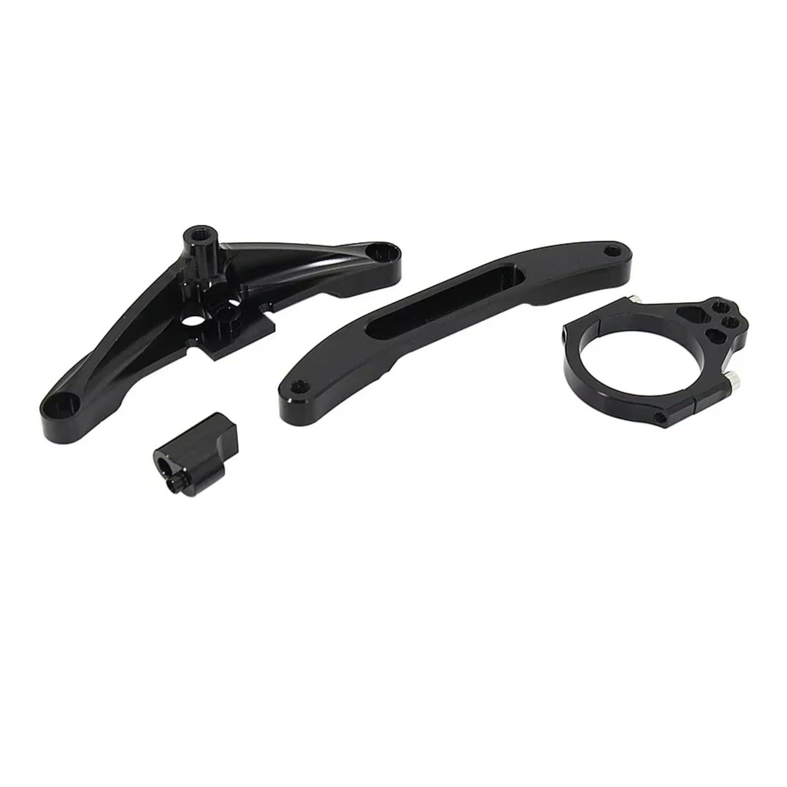 SBBLINWU Motorrad Lenkungsdämpfer Kompatibel Mit Yamaha Für FZ1 1000 Für 1000 2006–2015 2014 2013 2012 2011 Motorrad Lenkungsdämpfer Halterung Stabilisator Lineare Halterung(Black) von SBBLINWU