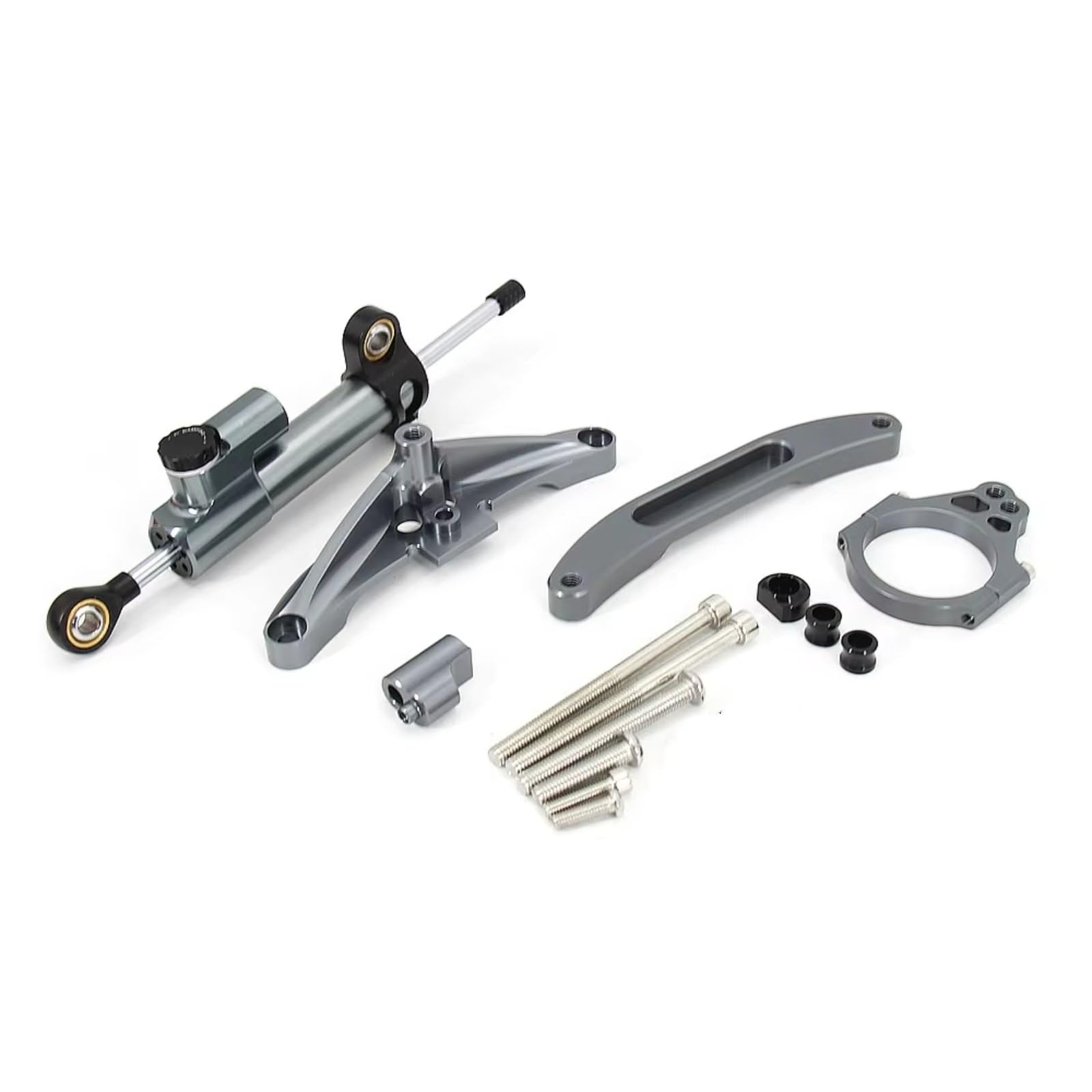 SBBLINWU Motorrad Lenkungsdämpfer Kompatibel Mit Yamaha Für FZ1 Für 2006–2015 Motorrad Lenkungsdämpfer Stabilisator Lineare Dämpfer Montageunterstützung(Gray) von SBBLINWU