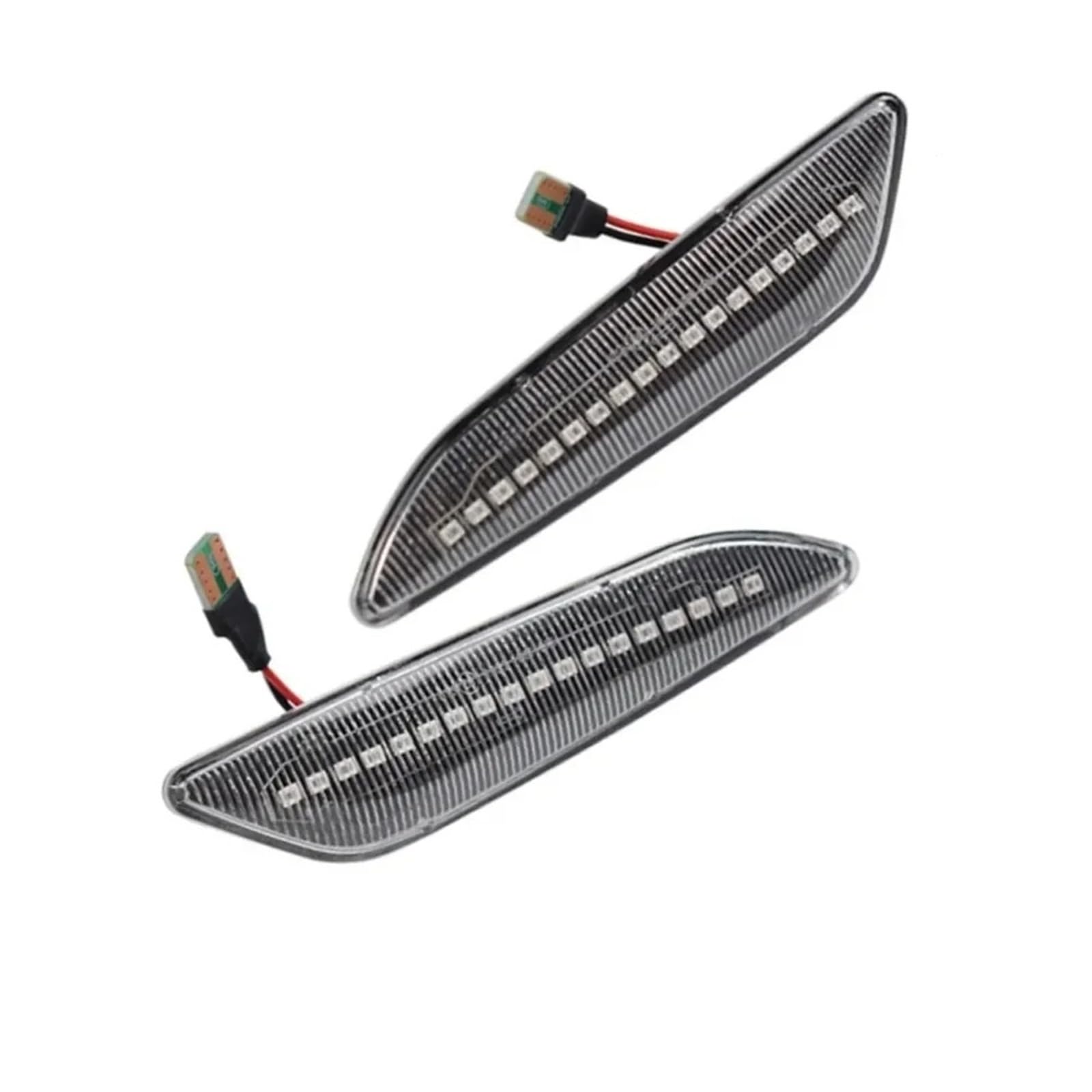 SBBLINWU Spiegelblink Blinkerlampe Kompatibel Mit Alfa Für Romeo Für 147 156 2000 2001 2002 2003 2004 2005 2006 Dynamische Seitenmarkierungsleuchte Auto-Blinker-Blinker-Anzeigelampe(Crystal Type) von SBBLINWU