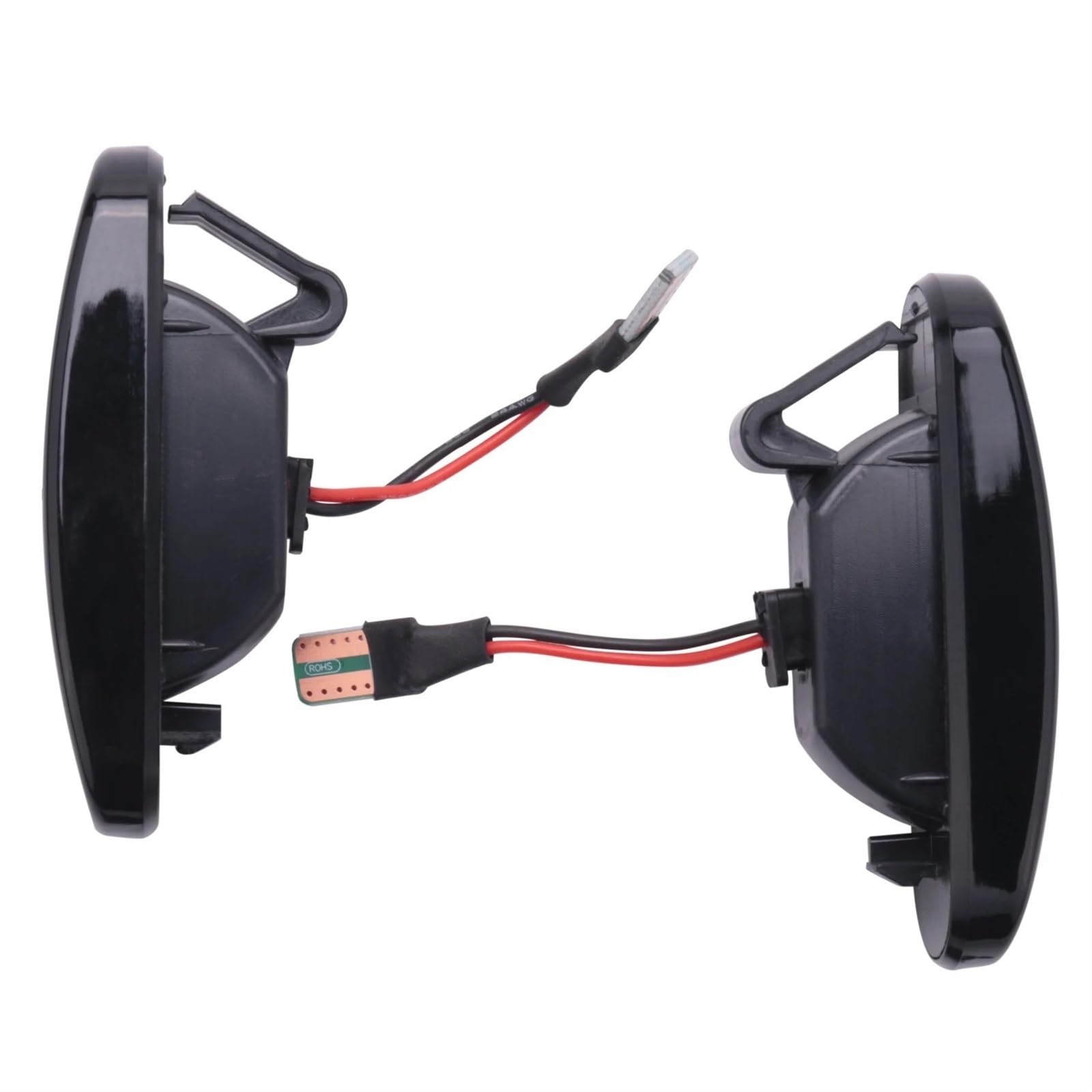 SBBLINWU Spiegelblink Blinkerlampe Kompatibel Mit FIAT Für Abarth Für Punto Für Grande Für Panda 199 Für Doblo Autoseitenmarkierungen Fließende Anzeige Dynamische Signallampe 51942933 von SBBLINWU