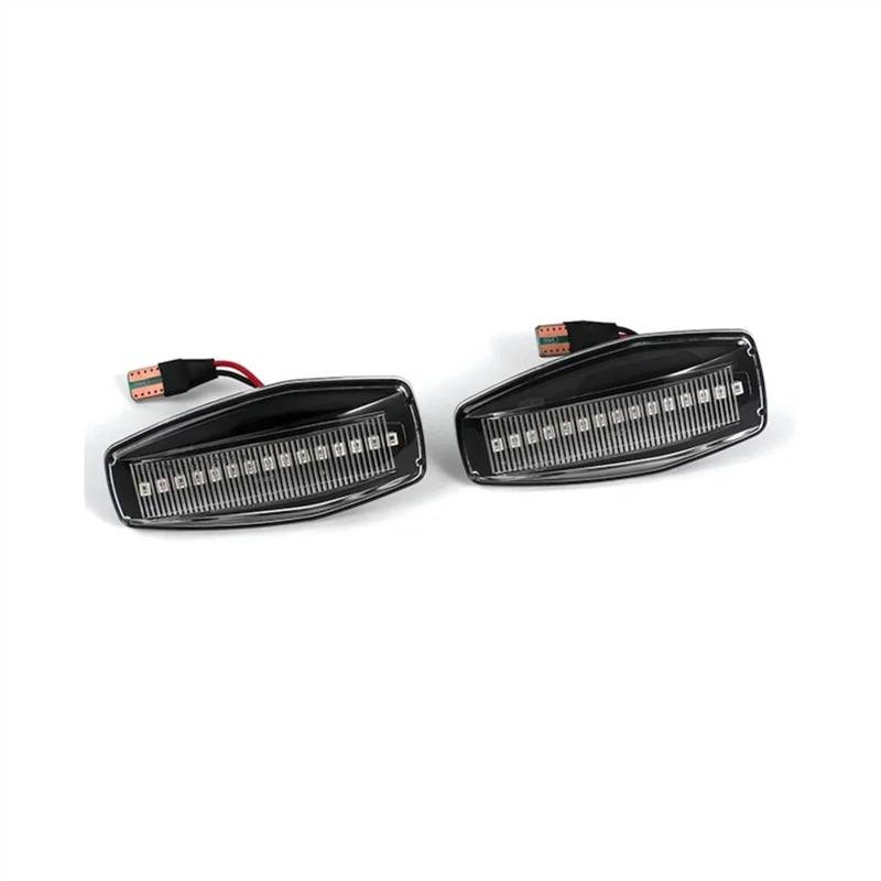 SBBLINWU Spiegelblink Blinkerlampe Kompatibel Mit Hyundai Für Coupe (GK) 2002-2008 Für Elantra (XD) 2000-2006 Für Getz (TB) 2002-2009 2-teiliges Seitenmarkierungs-Blinkerlicht(Crystal Type) von SBBLINWU