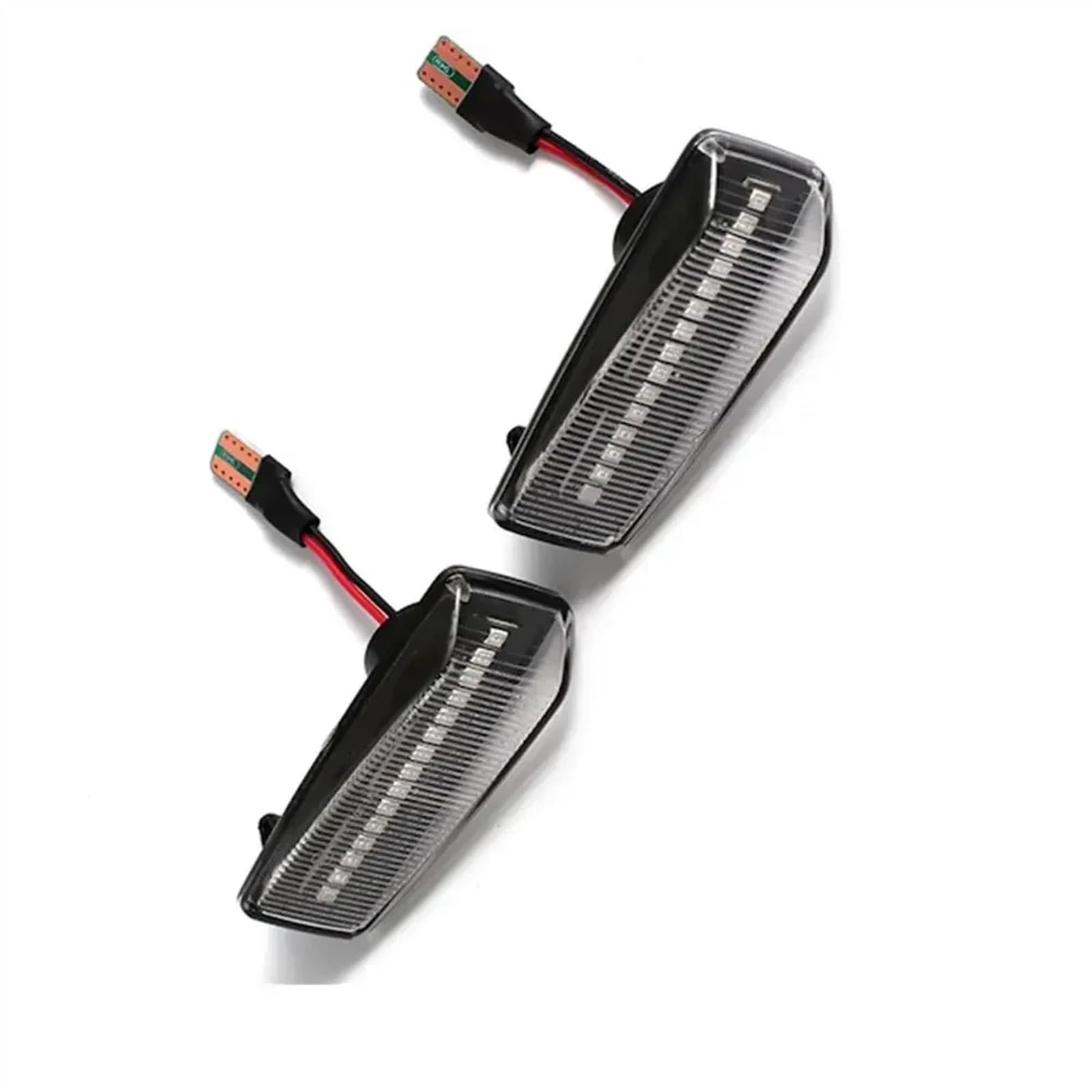 SBBLINWU Spiegelblink Blinkerlampe Kompatibel Mit Mercedes Für Benz Für W201 W190 R129 1989-2001 Dynamisches Seitenmarkierungs-Blinkerlicht Sequentielles Blinkerlicht A1248202321(Crystal Type) von SBBLINWU