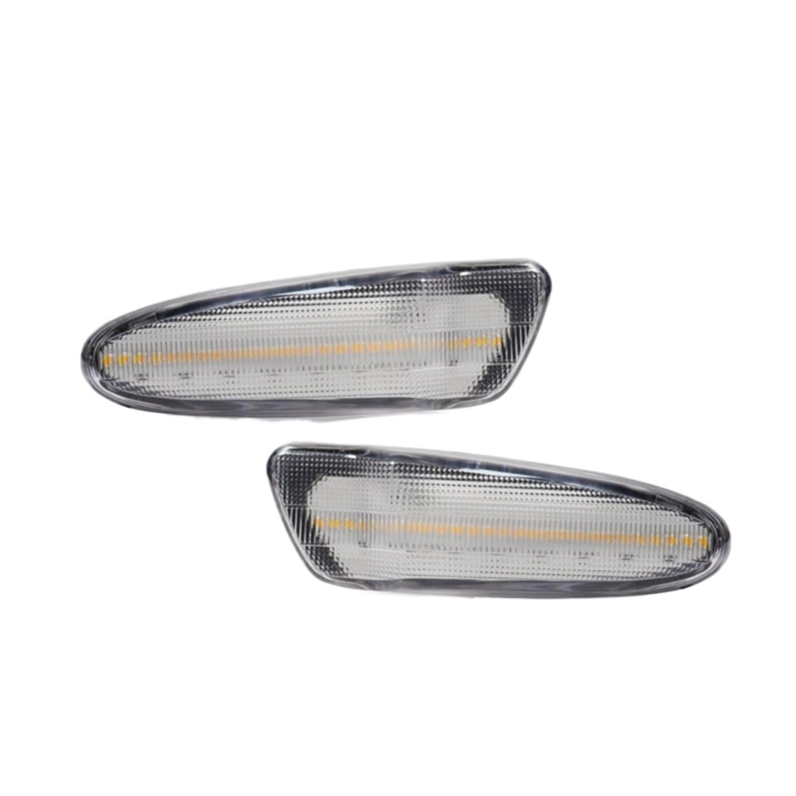 Spiegelblink Blinkerlampe Kompatibel Mit Toyota Für SUPRA MK.4 1997 1998 Für Celica 2000 2001 2002 2003 2004 2005 Stoßstangen-Seitenmarkierungsleuchte, Vordere Seitenmarkierungsleuchte(Clear,White) von SBBLINWU