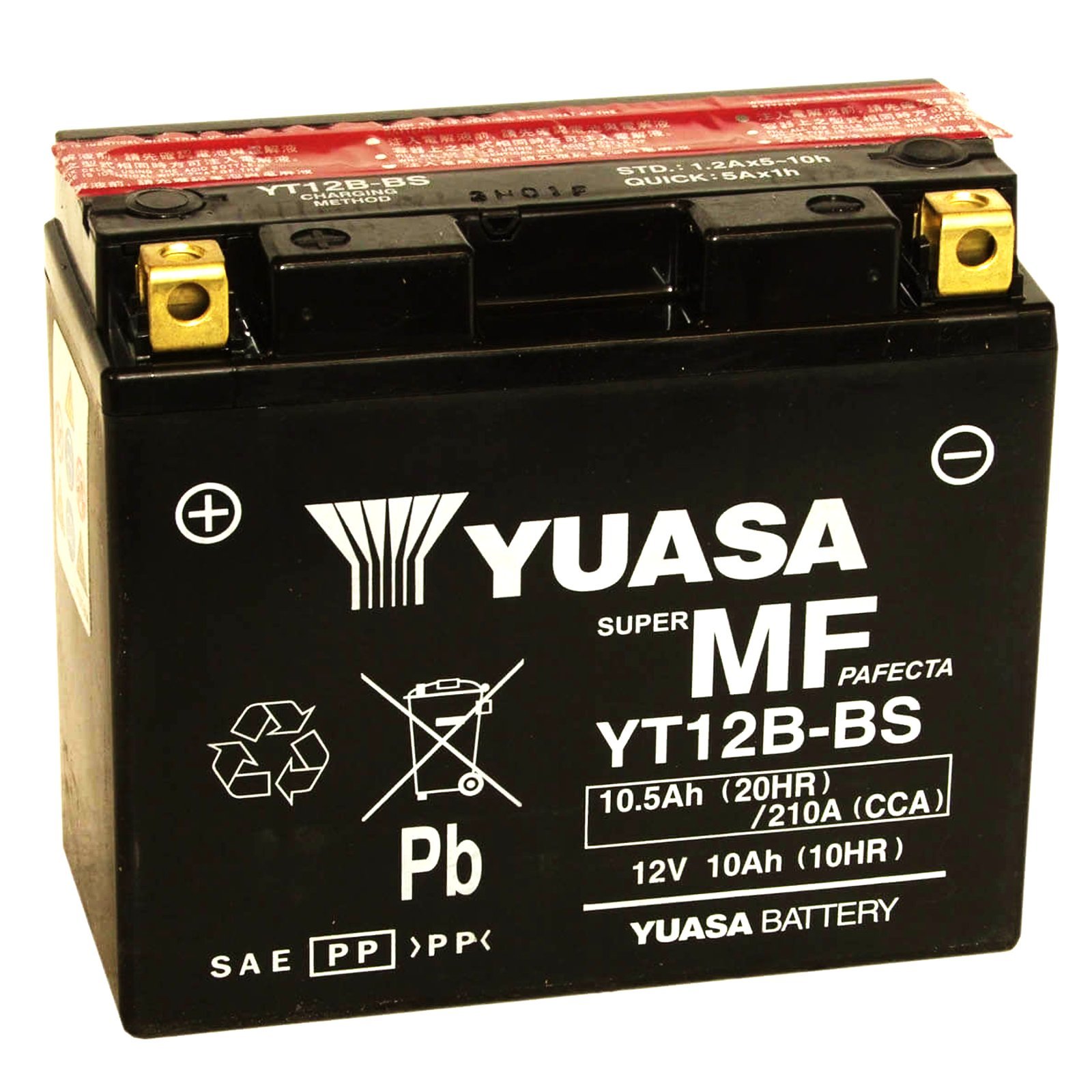 BATTERIE YUASA DUCATI MONSTER 996 S4R 2003-2006 (YT12B-BS) von SBC