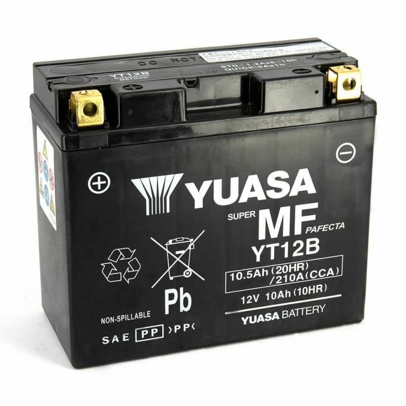 Batterie GS Yuasa GT12B-4 YT12B YT12B-BS vorgeladen Moto Guzzi Quota Daytona Centraurus von SBC