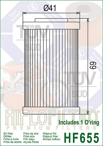 SBC 2x Ölfilter passend für KTM SX-F 250 4T 2006-2012 von SBC