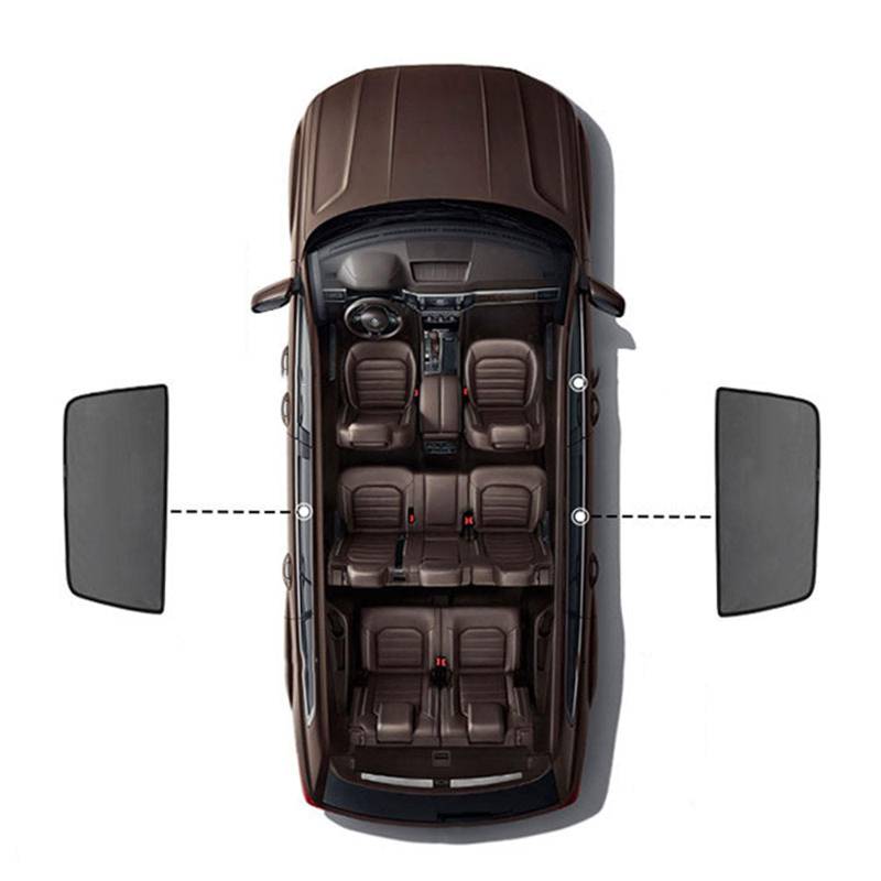 Auto-Sonnenschutz für Audi A4 B7 Avant 2004 2005 2006 2007 2008, Magnetisch Auto Seitenscheibe Sonnenblenden mit Anti-UV Privatsphäre Schutz,B 2 Rear Side von SBFGH