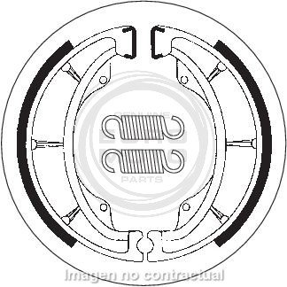 SBS Bremssattel Bremse hinten Epicuro 125, 150 [P2202] von SBS