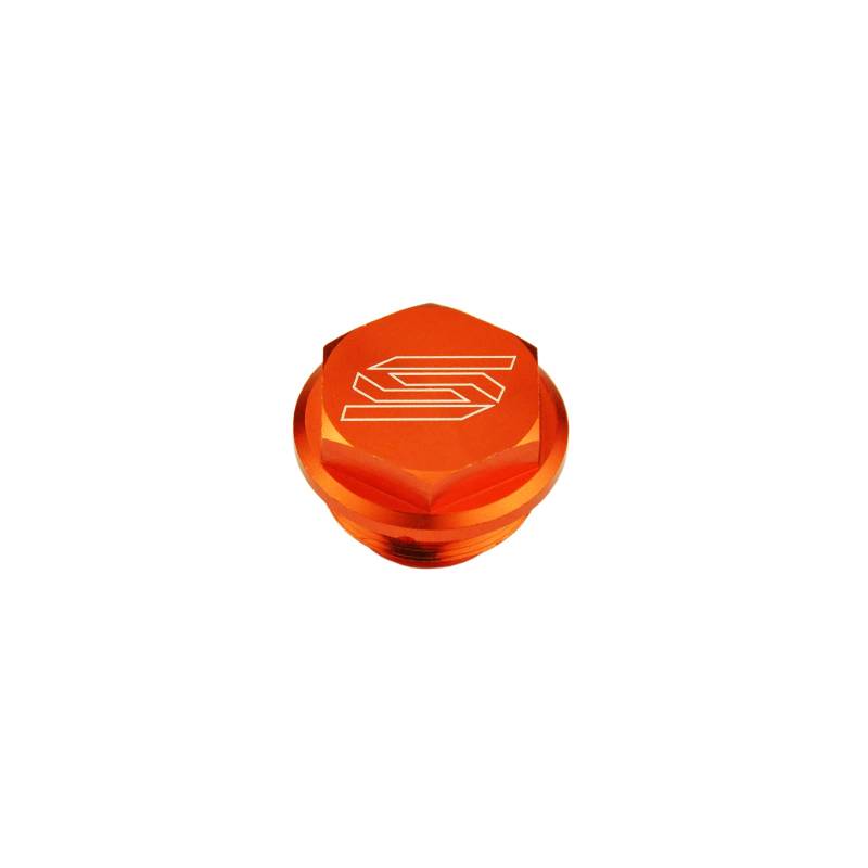 SCAR Bremszylinder deckel HINTEN kompatibel mit KTM SX SXF EXC TPI EXCF SMR 125 150 250 300 350 450 04-23 - Orange von SCAR