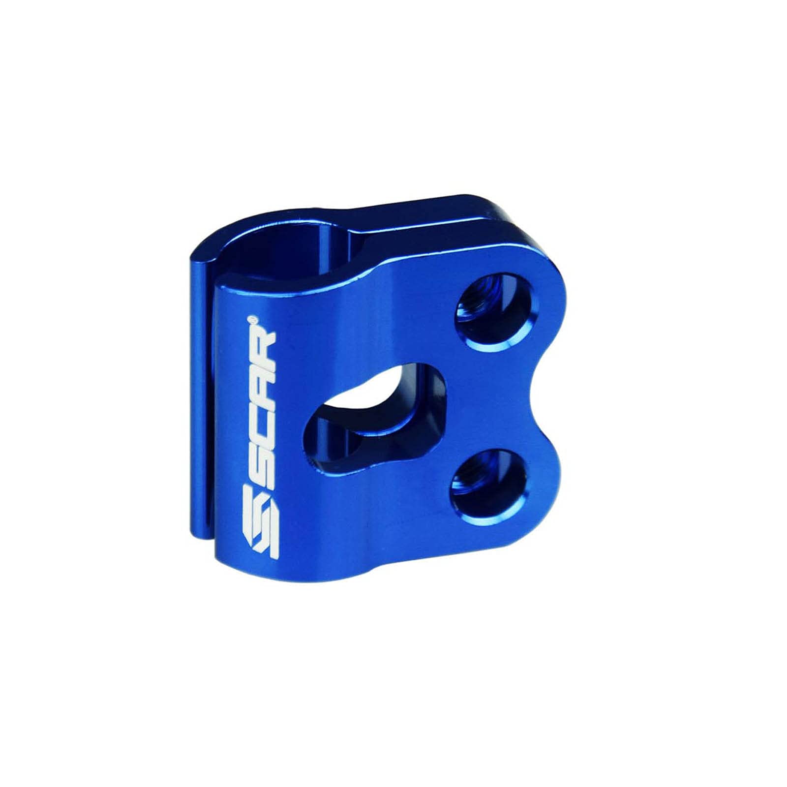 SCAR BREMSLEITUNG HALTER kompatibel mit SUZUKI RM RMZ RMX 85 125 250 450 450Z DRZ400SM 01-22, Blau von SCAR