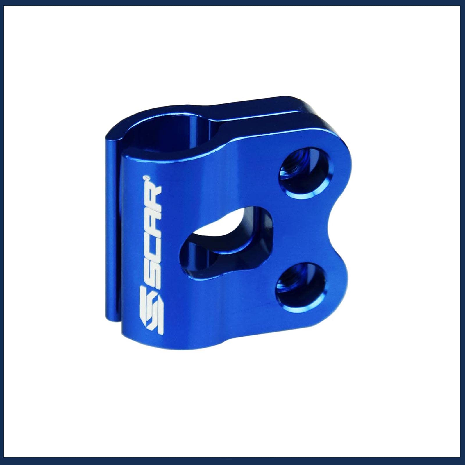 SCAR BREMSLEITUNG HALTER kompatibel mit YAMAHA YZ YZF 65 85 125 250 450 125X 250X 250FX 450FX 09-23 HONDA CR CRF CRFX 04-23 FANTIC XX XXF XE XEF 21-23 Blau von SCAR