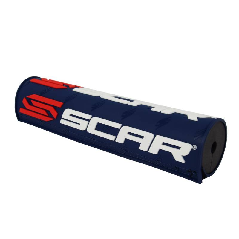 SCAR Lenkerpolster Lenker mit Mittelstrebe moto cross quad dirt bike Enduro - Dunkelblau von SCAR