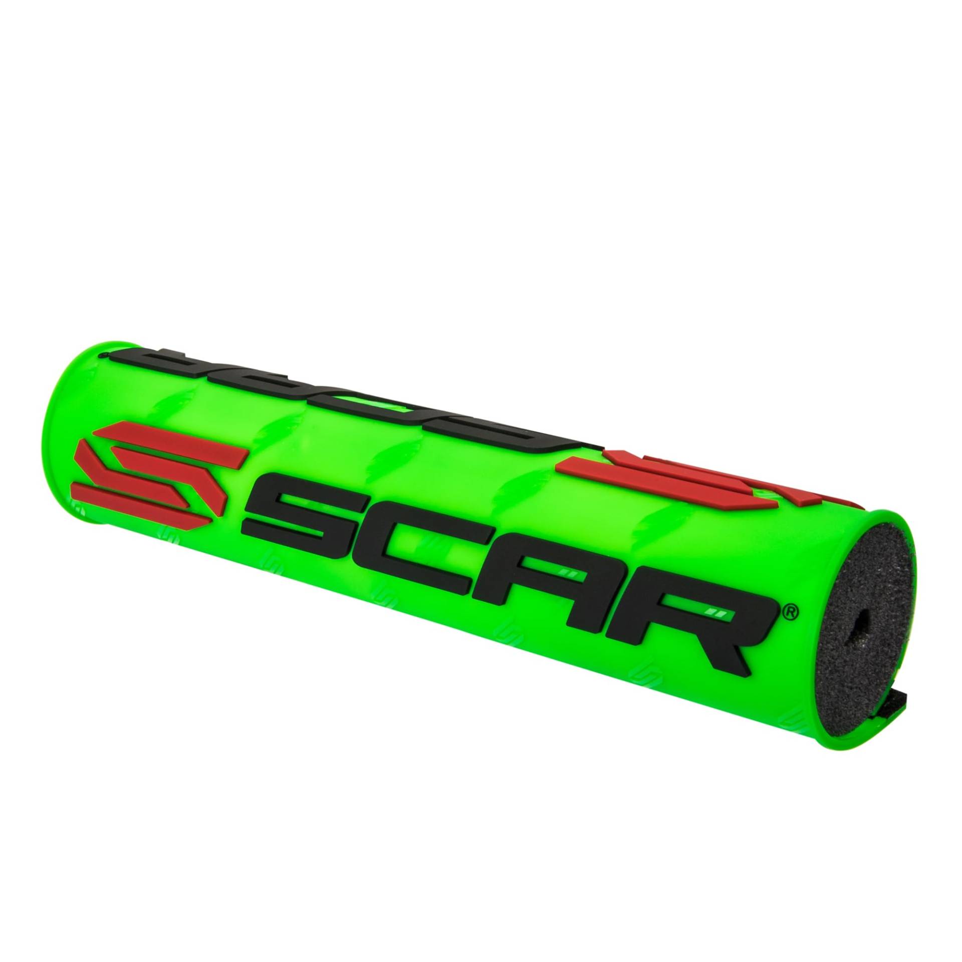 SCAR Lenkerpolster Lenker mit Mittelstrebe moto cross quad dirt bike Enduro - Grün fluo von SCAR