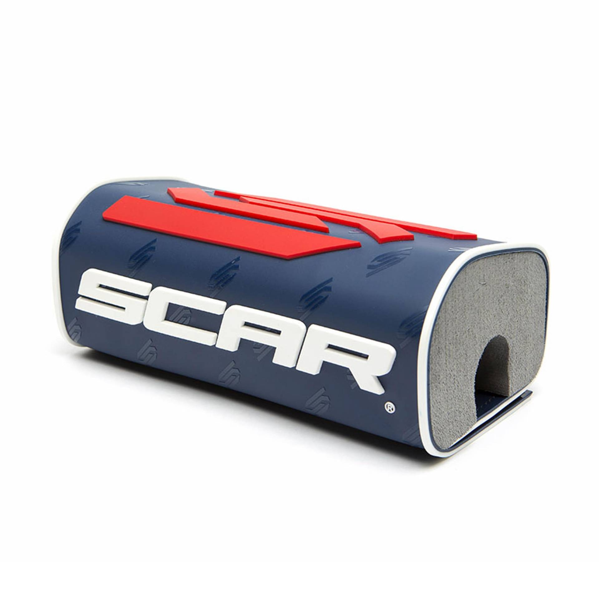 SCAR Lenkerpolster Lenker ohne Mittelstrebe moto cross quad dirt bike Enduro - Dunkelblau von SCAR